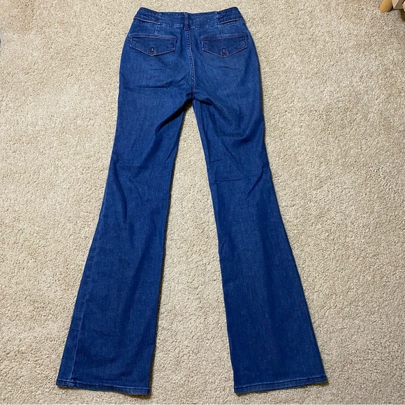 Anthropologie Pilcro High Rise Bootcut Jeans Denim Blue Size 26 Western Rodeo - Picture 7 of 14